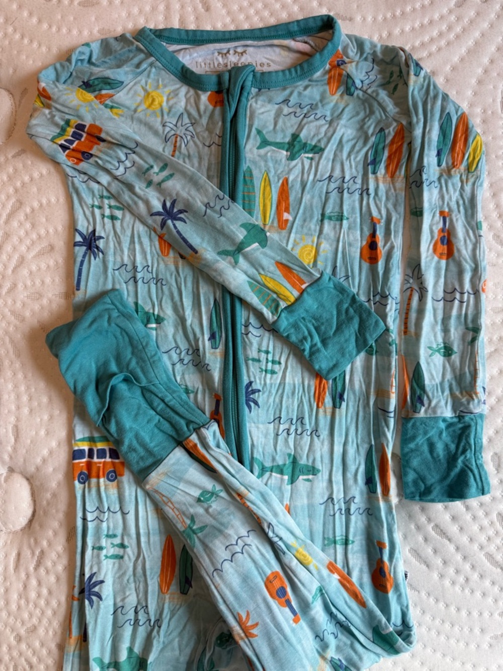 Little Sleepies 3T Surf Zippy